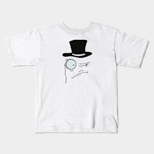 Proper Monocle Meme Kids T-Shirt